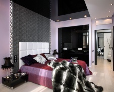 Фото интерьера спальни квартиры в стиле ар-деко