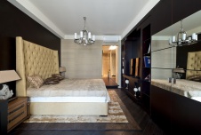 Фото интерьера спальня квартиры в стиле ар-деко