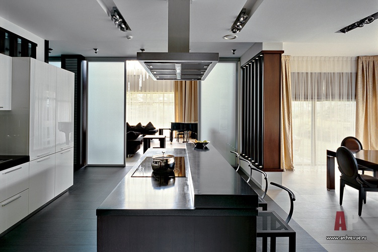 Фото интерьера кухни квартиры в стиле ар-деко
