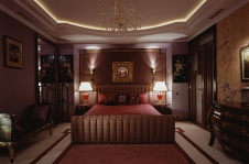 Фото интерьера спальни в восточном стиле
