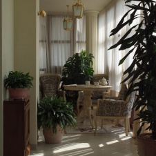 Фото интерьера лоджии квартиры в классическом стиле
