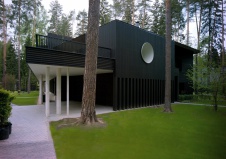 Фото фасада загородного дома в стиле минимализм
