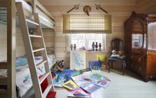 Фото интерьера детской небольшого дома в стиле неоклассика