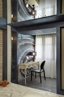 Фото интерьера будуара небольшой квартиры в современном стиле
