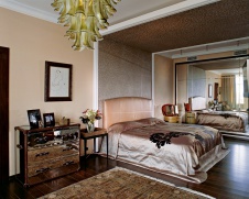Фото интерьера спальни дома в стиле ар-деко