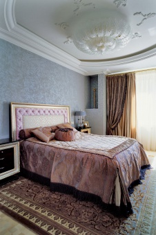 Фото интерьера спальни квартира в стиле фьюжн