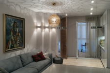 Фото интерьера гостиной небольшой квартиры в современном стиле