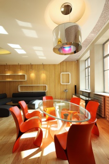 Фото интерьера столовой квартиры в современном стиле