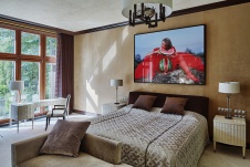 Фото интерьера спальни дома в стиле китч