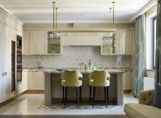 Фото интерьера кухни квартиры в американском стиле