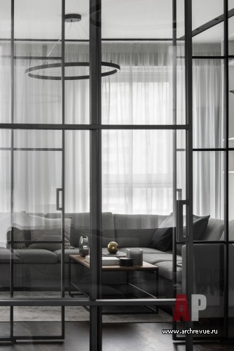Фото интерьера гостиной квартиры в скандинавском стиле