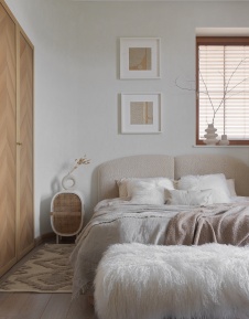 Фото интерьера спальни дома в средиземноморском стиле