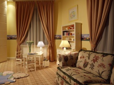 Фото интерьера детской квартиры в стиле эклектика