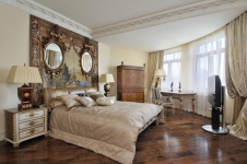 Фото интерьера спальни в классическом стиле