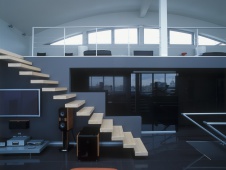 Фото интерьера зоны отдыха пентхауса в минимализмеФото интерьера зоны отдыха пентхауса в минимализме