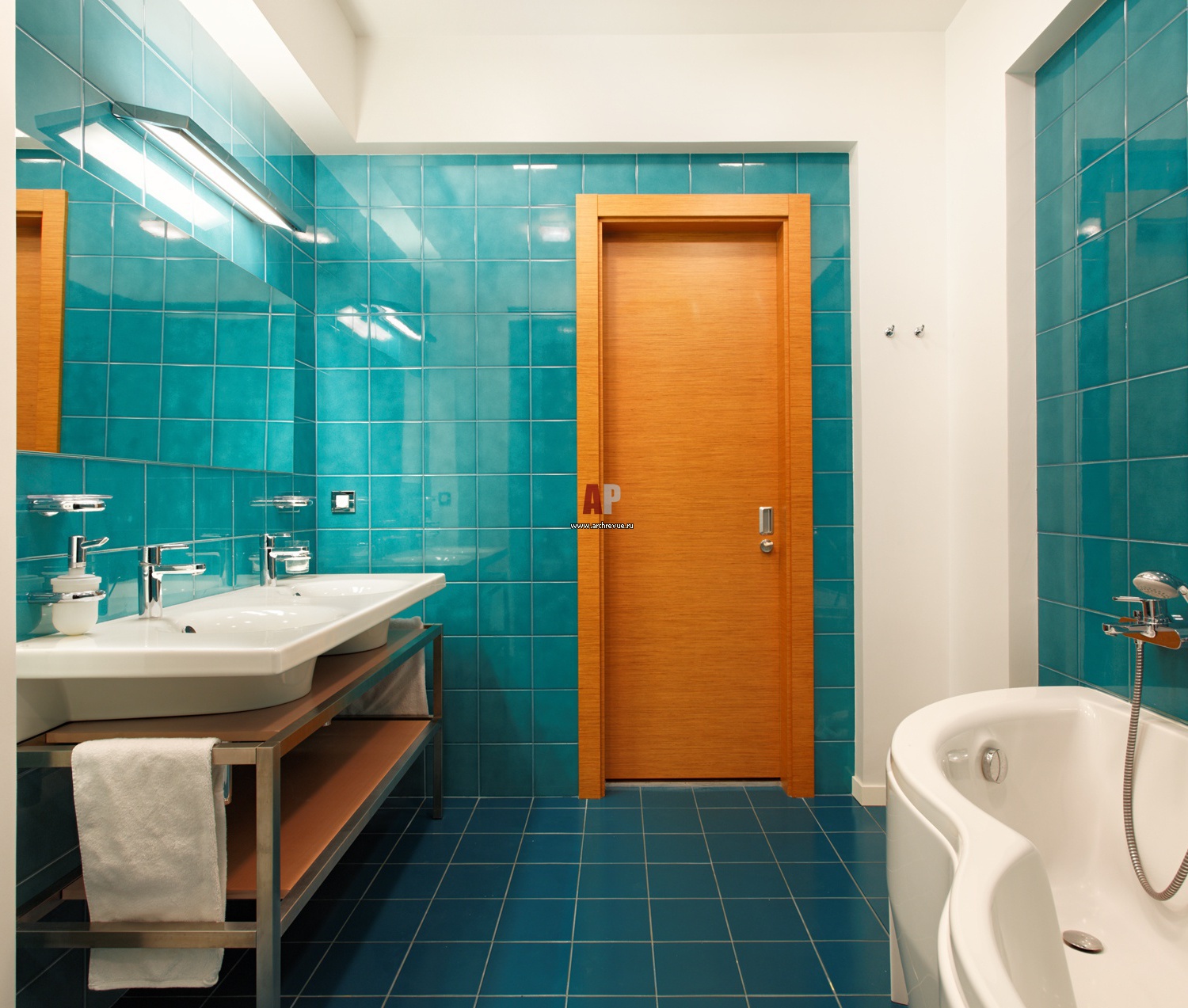 Фото интерьера санузла квартиры в современном стиле