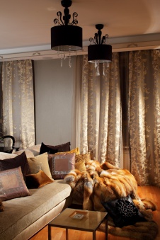 Фото интерьера гостиной небольшой квартиры в стиле ар-деко