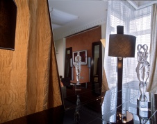 Фото интерьера спальни квартиры в стиле ар-деко