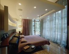 Фото интерьера спальни дома в современном стиле