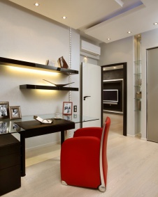 Фото интерьера кабинета квартиры в стиле ар-деко