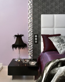 Фото интерьера спальни квартиры в стиле ар-деко