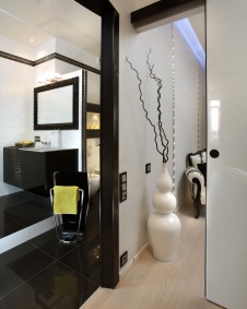 Фото интерьера санузла квартиры в стиле ар-деко