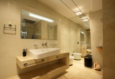 Фото интерьера санузла квартиры в стиле минимализм