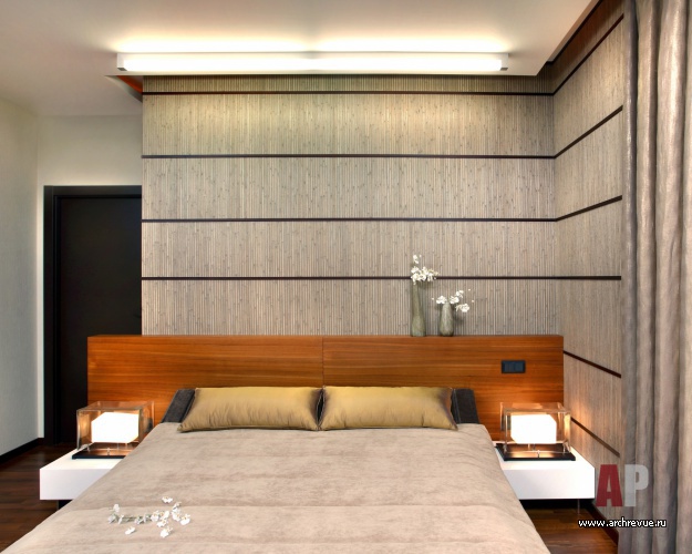 Фото интерьера спальни дома в современном стиле