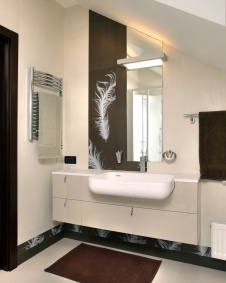 Фото интерьера санузла дома в современном стиле