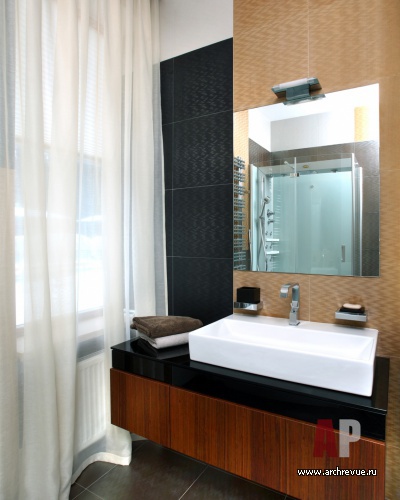 Фото интерьера санузла дома в современном стиле