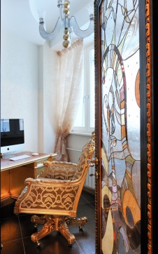 Фото интерьера кабинета квартиры в стиле барокко