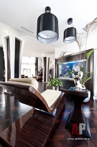 Фото интерьера зоны отдыха дома в стиле ар-деко