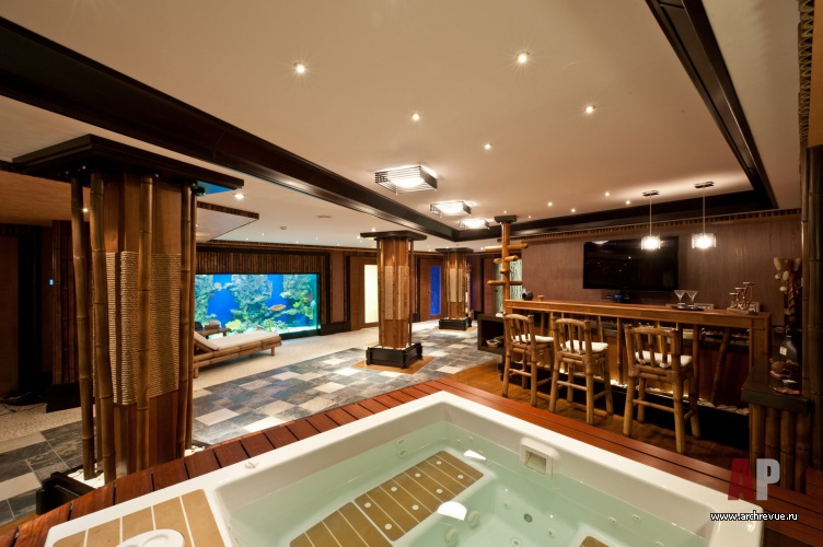 Фото интерьера винотеки дома в стиле ар-деко