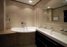 Фото интерьера санузла квартиры в стиле фьюжн