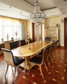 Фото интерьера столовой квартиры в восточном стиле