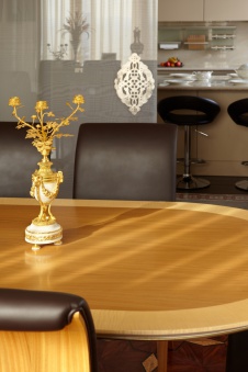 Фото интерьера столовой квартиры в восточном стиле