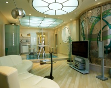 Фото интерьера гостиной небольшой квартиры в современном стиле