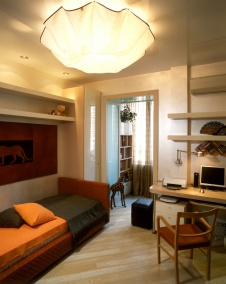 Фото интерьера детской небольшой квартиры в современном стиле