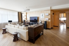 Фото интерьера гостиной квартиры в стиле ар-деко