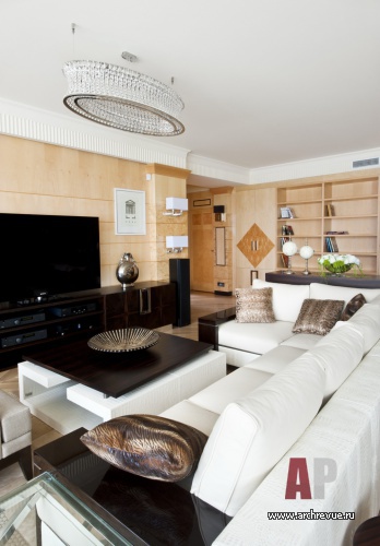 Фото интерьера гостиной квартиры в стиле ар-деко