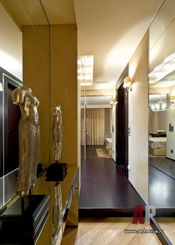 Фото интерьера коридора квартиры в стиле ар-деко