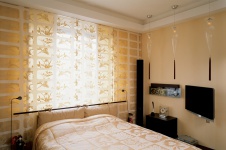 Фото интерьера спальни квартиры в современном стиле