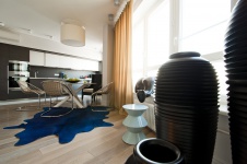 Фото интерьера кухни квартиры в стиле фьюжн