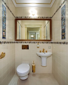 Фото интерьера санузла квартиры в классическом стиле