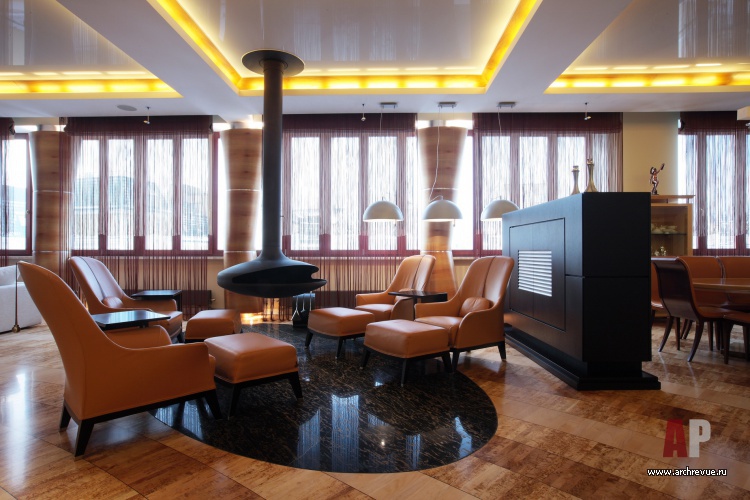 Фото интерьера зоны отдыха квартиры в современном стиле