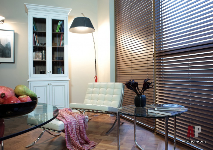 Фото интерьера зоны отдыха квартиры в стиле фьюжн