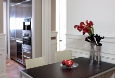 Фото интерьера кухни квартиры в стиле фьюжн