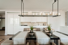 Фото интерьера кухни квартиры в стиле фьюжн