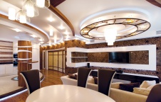 Фото интерьера столовой квартиры в стиле ар-деко