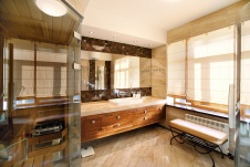 Фото интерьера санузла квартиры в стиле ар-деко